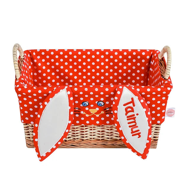 Bonbon Bunny Basket (Red)