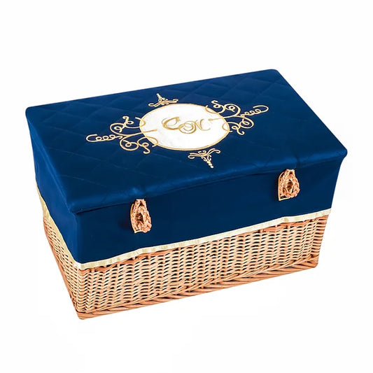 Versailles Small Basket (Navy Blue)