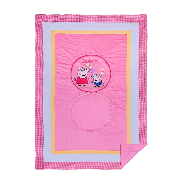 Peppa Cushion-cum-Quilt (Pink)