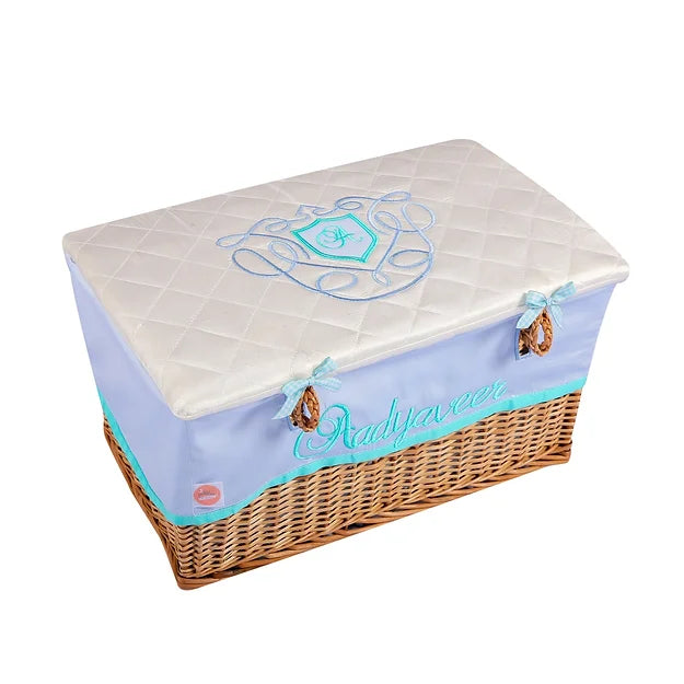 Chesterfield Small Basket (Light Blue)