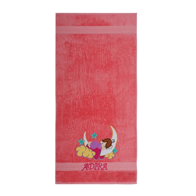 Love U to Moon Towel (Peach)