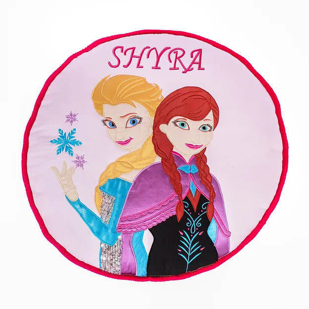 Princess Elsa-Anna Travel Cushion cum Quilt