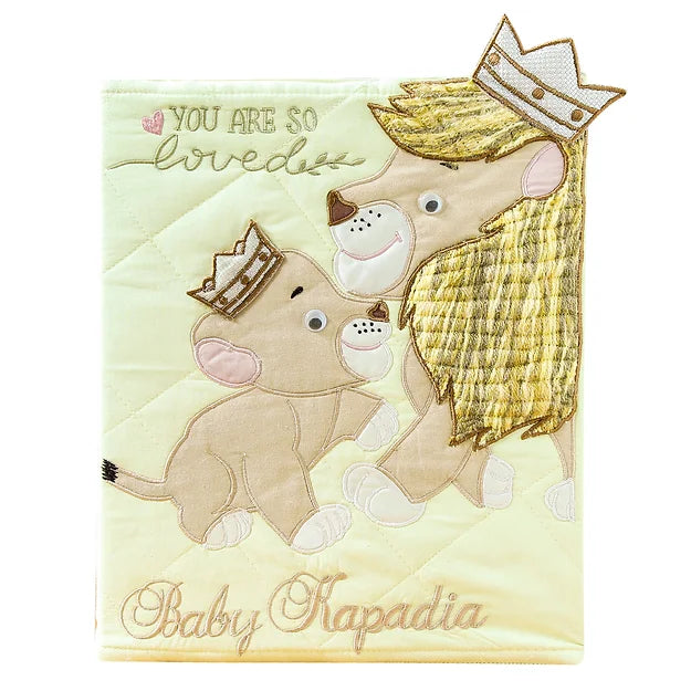 "Simba & Mufasa" Open Basket and File Set (Lemon)