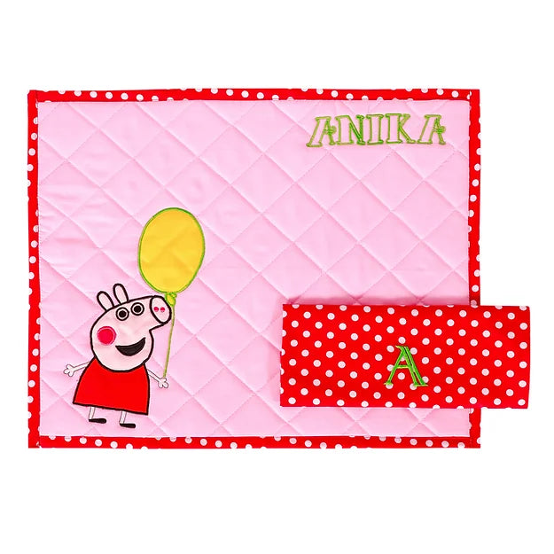 Peppa 4pcs School Set (Pink)