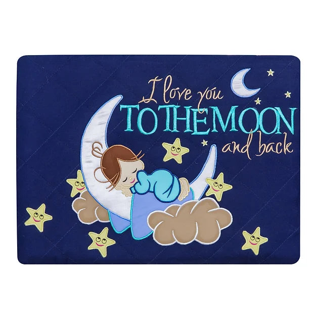 Love U to Moon Small Basket (Blue)