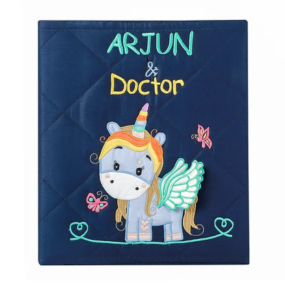 Unicorn Doctor File (Navy Blue)