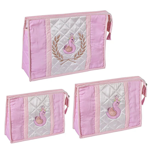 Ivy Swan 3-Pouch Set (Lavender)