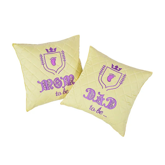 Parents-to-be Cushion Covers (lemon)
