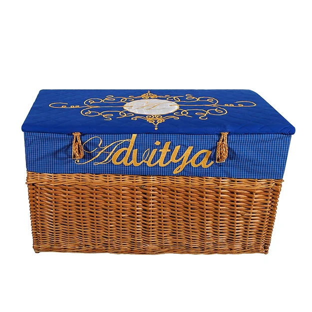 Versailles Trunk Basket (Royal Blue)