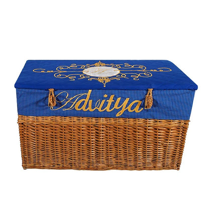 Versailles Trunk Basket (Royal Blue)