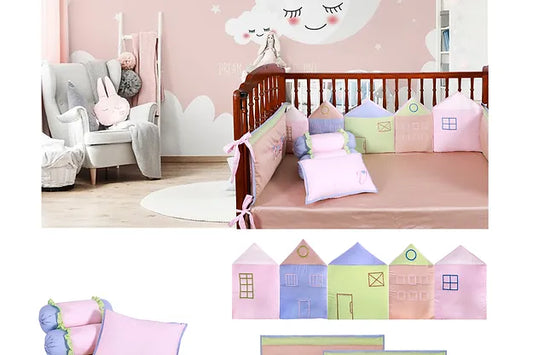 Bergen Houses Flexi-Cot Bedding Set (Pink)