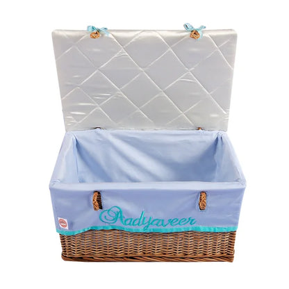 Chesterfield Small Basket (Light Blue)
