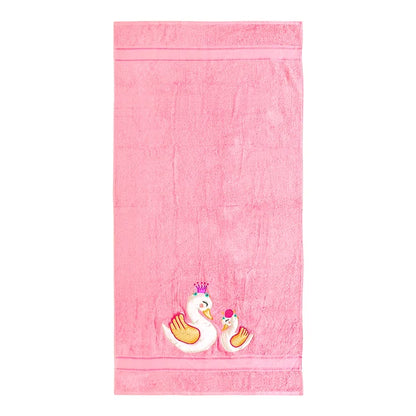 Swan Large Towel (Pink)