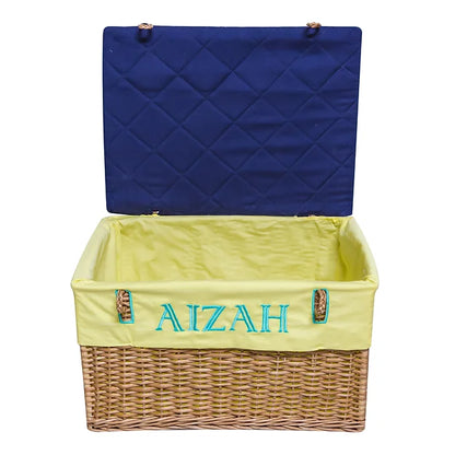 Love U to Moon Small Basket (Blue)