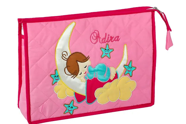 Love U to Moon Bath Hamper (Pink)