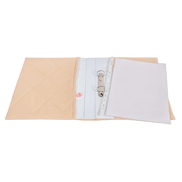 Royal Crest File and Pouch Set (Beige)