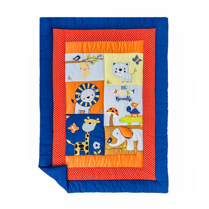 Animals R my Playmates Quilt (Blue)