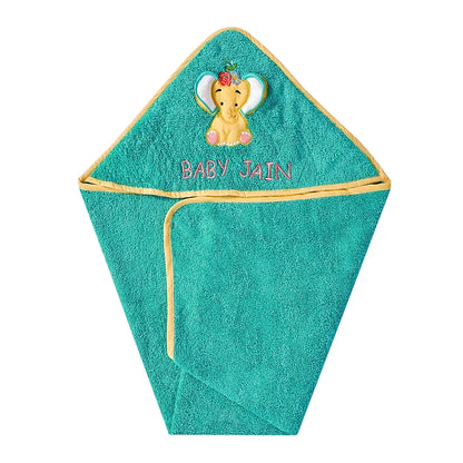 Ellie Towel Wrap with Cap (Sea Green)