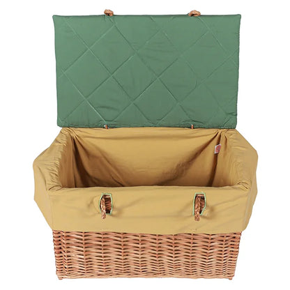 Simba Small Basket and Travel Quilt Set