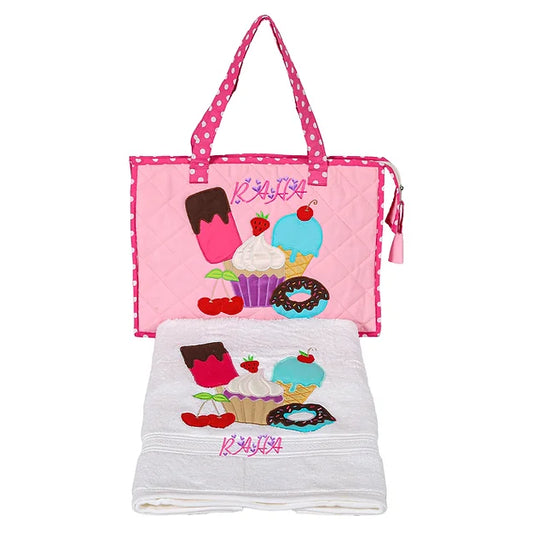 Candyland Towel and Tote Set