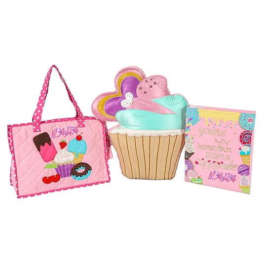 Candyland Cushion, File and Tote Set
