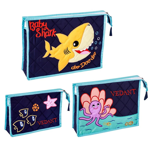 Baby Shark 3-pouch Set