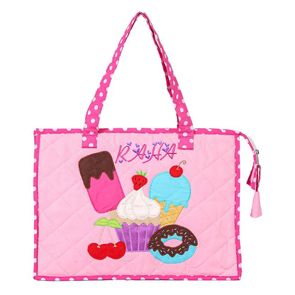 Candyland Cushion, File and Tote Set