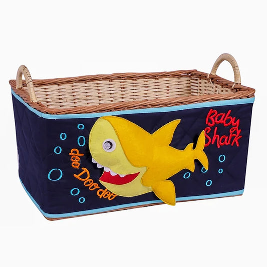 Baby Shark Open Basket (Navy)