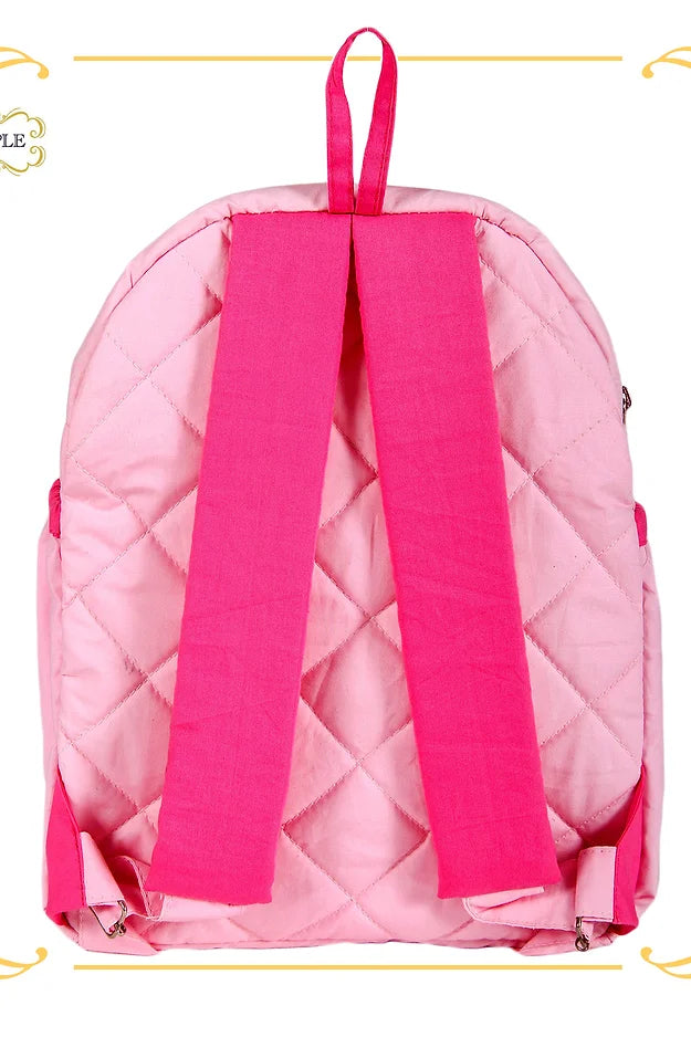 Love U to Moon Backpack (Pink)