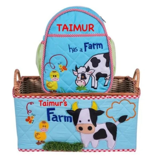 Farm Open Basket and Bag Set