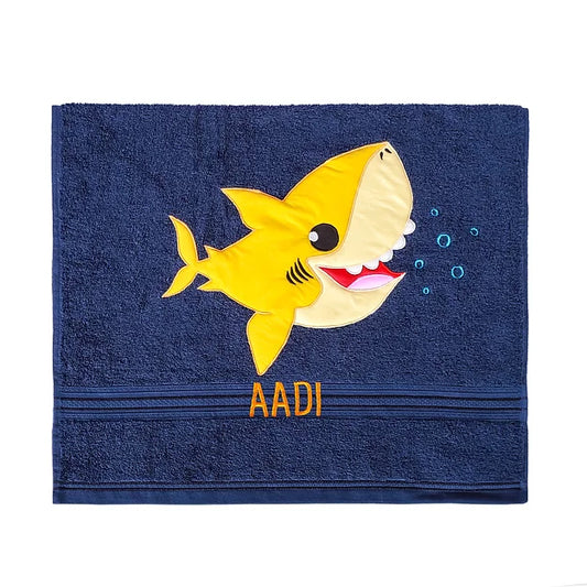 Baby Shark Towel (Navy Blue)