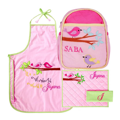 Chirping Birdies 4pcs School Set