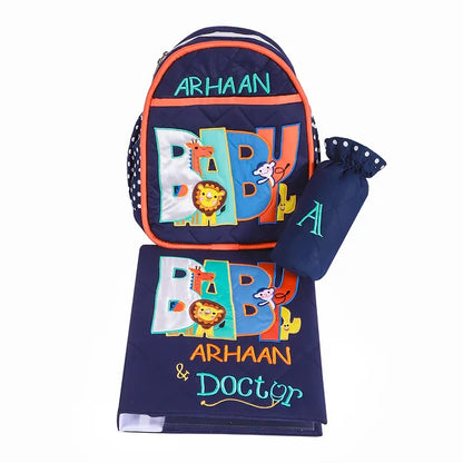 Madagascar 3-pcs Bag Hamper (Navy Blue)