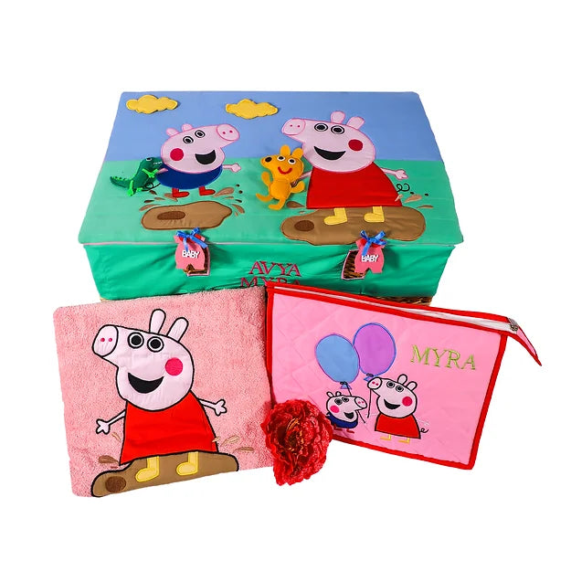 Peppa Pig 3pcs Basket Hamper