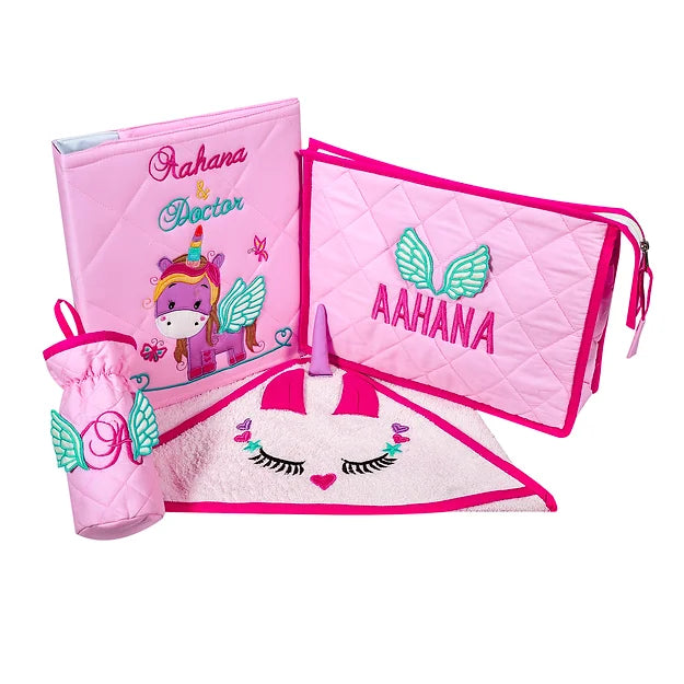 Unicorn 4pcs Gift Hamper (Pink)