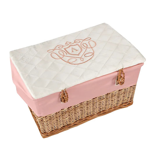 Chesterfield Small Basket (Pale Peach)