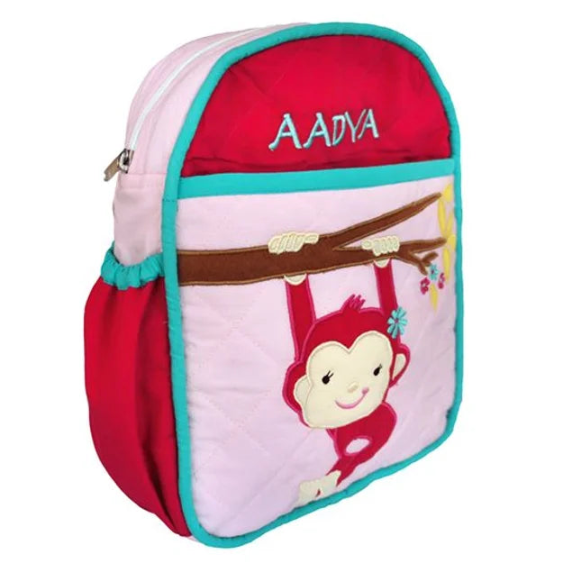 Little Monkey Backpack (Pink)