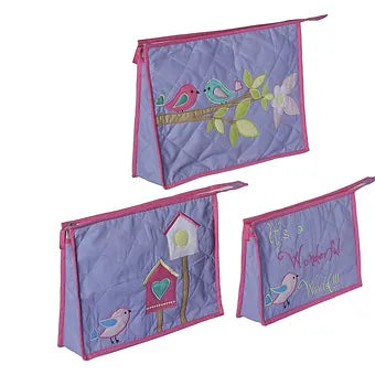 Chirping Birdies Pouch (Purple)