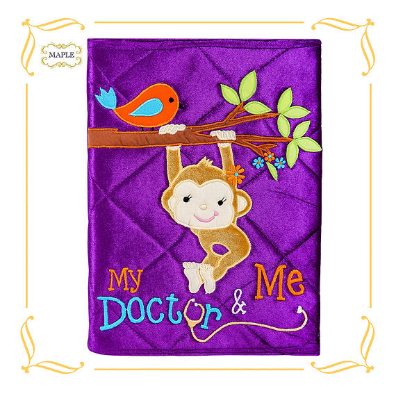 Velvet Little Monkey Doctor File (Purple)