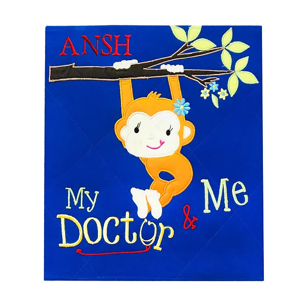 Little Monkey Doctor File (Blue)