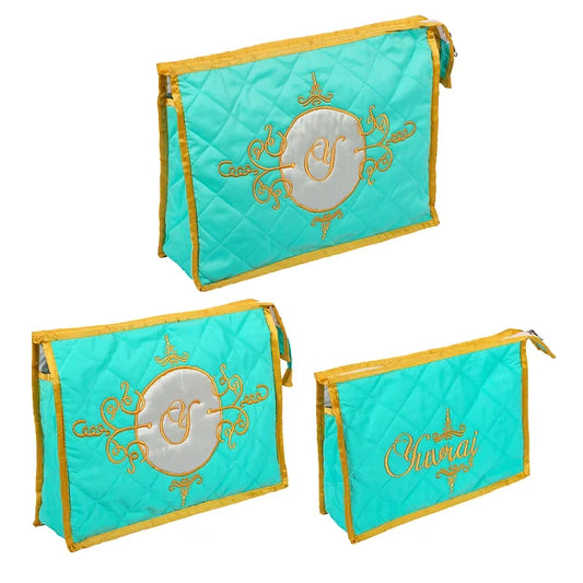 Versailles 3-Pouch Set (Sea Green)