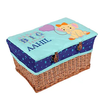 Ellie Quilt in a Basket (Sea Green)