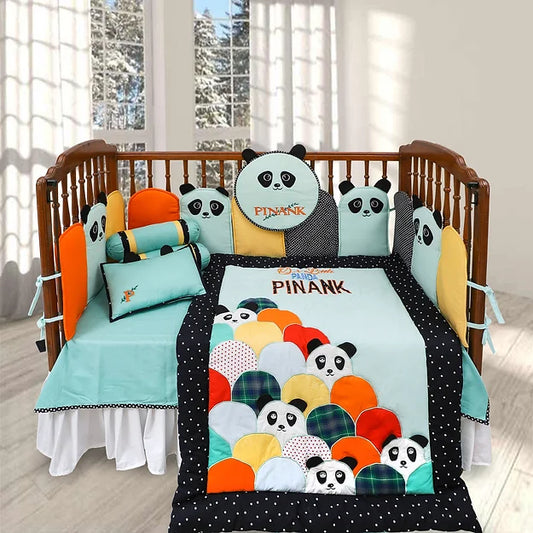Panda 10pcs Cot Bedding Set
