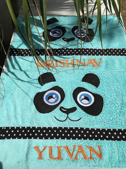 Panda Bath Towel