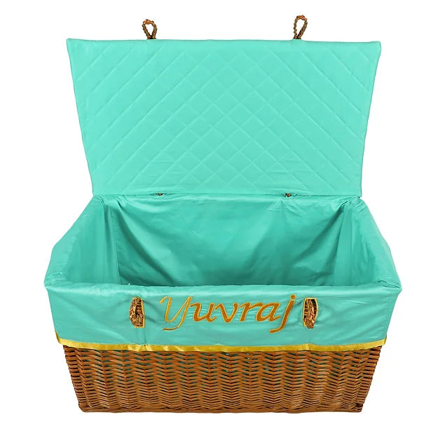 Versailles Trunk Basket (Sea Green)