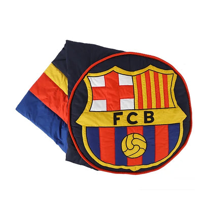 FC Barcelona Travel Cushion cum Quilt