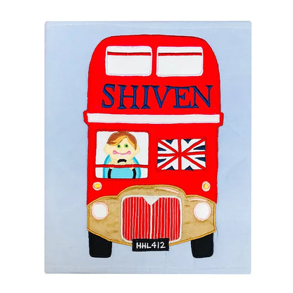 London Bus File Folder (Blue)