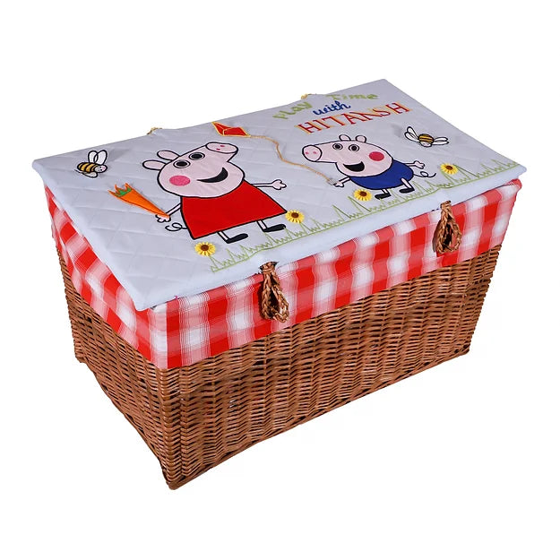 Peppa 3 pcs Basket Hamper (Blue)