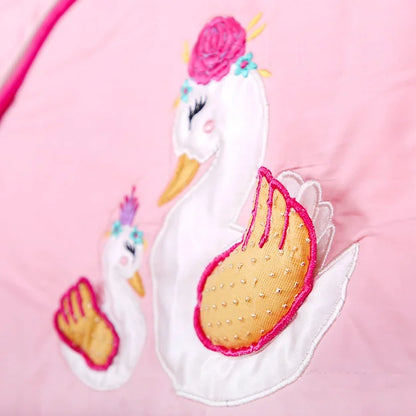 Swan Cushion-cum-Quilt (0-2years)