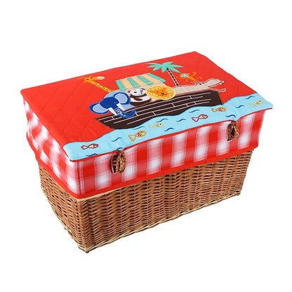 Madagascar Medium Basket (Red)